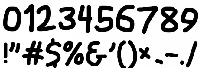 Jag Alskar Dig Font OTHER CHARS