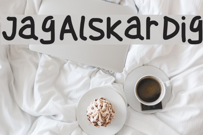 Jag Alskar Dig Font examples