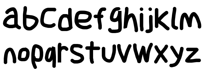 Jag Alskar Dig Font LOWERCASE