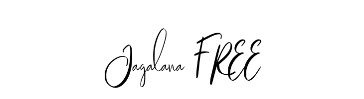 Jagalana FREE  font caratteri gratis
