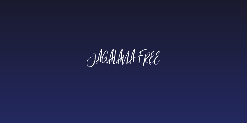Jagalana FREE Social Header