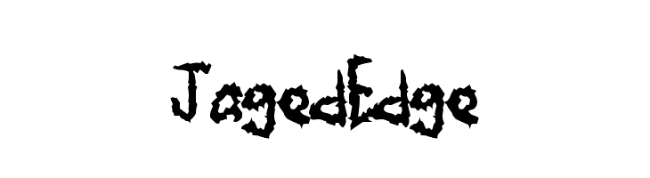 JagedEdge  baixar fontes gratis