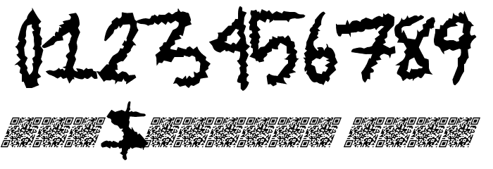 JagedEdge Font OTHER CHARS