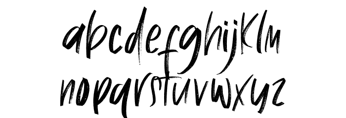 Jagernutt Font LOWERCASE