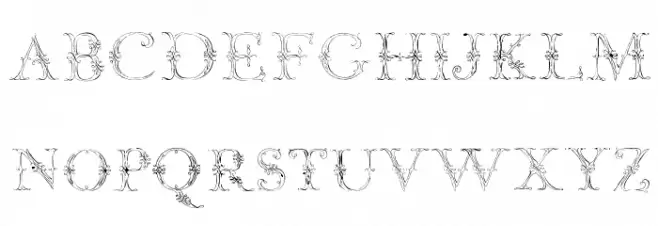 JaggardTwo Font Litere mari
