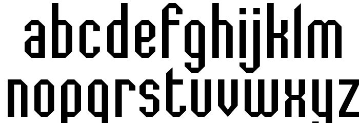 Jagged Dreams Font LOWERCASE