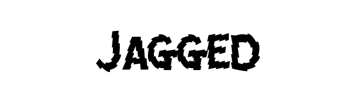 Jagged  免费字体下载