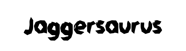 Jaggersaurus फ़ॉन्ट