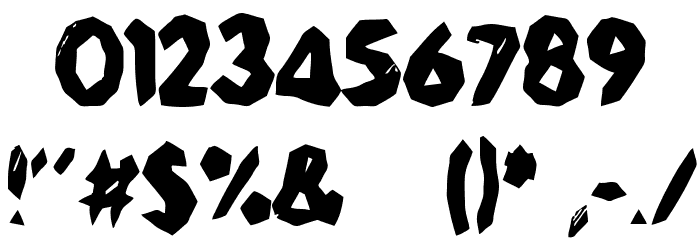 Jaggersaurus Font OTHER CHARS
