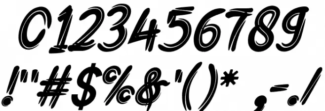 Jagiq Awesome Regular Font OTHER CHARS