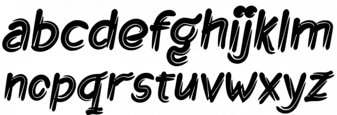 Jagiq Awesome Regular Schriftart Kleinbuchstaben