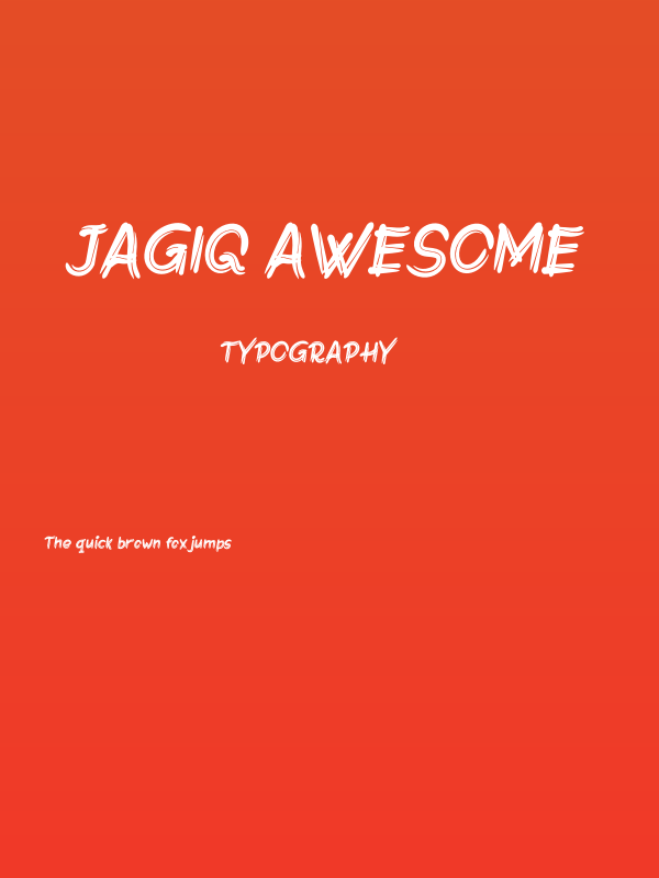 Jagiq Awesome Poster