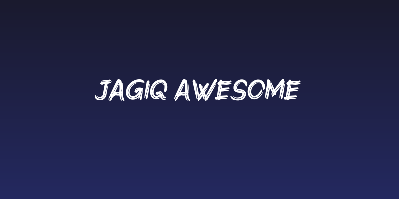 Jagiq Awesome Social Header