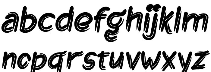 Jagiq Awesome Font LOWERCASE