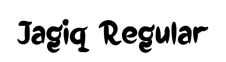 Jagiq Regular  font caratteri gratis