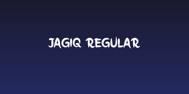 Jagiq Regular Social Header