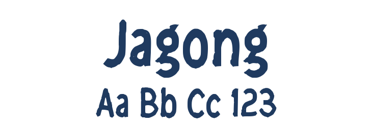 Jagong Font Preview