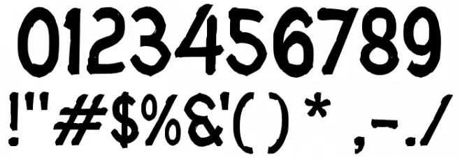 Jagong Шрифта ДРУГИЕ символов