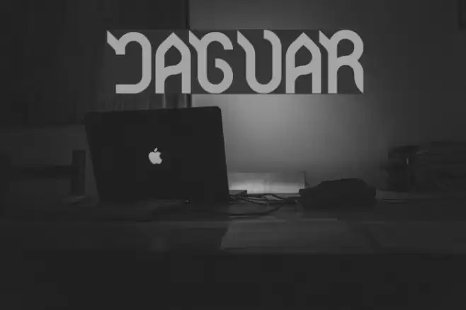 Jaguar Font examples