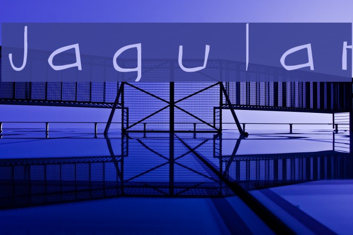 Jagular Font examples