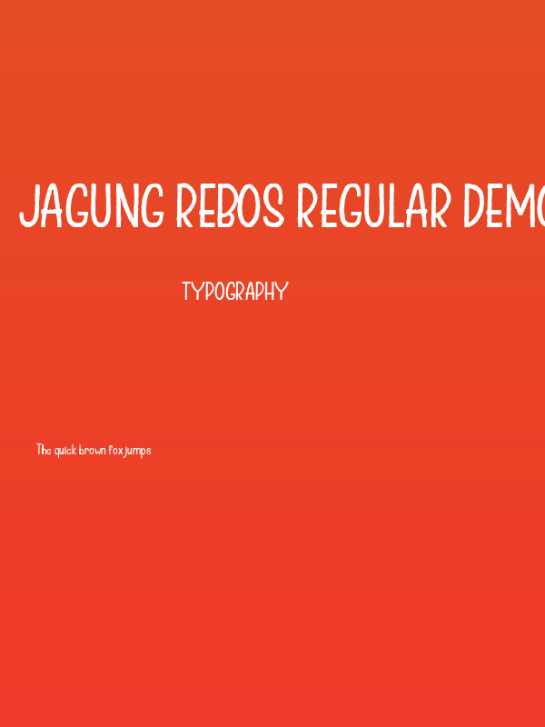 Jagung Rebos Regular Demo Poster