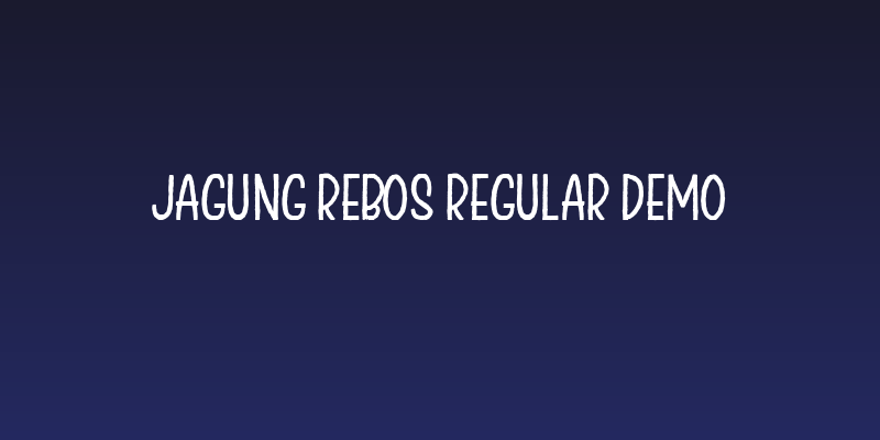 Jagung Rebos Regular Demo Social Header