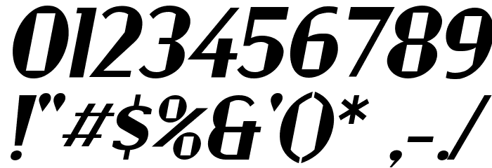 Jagz Italic Font OTHER CHARS