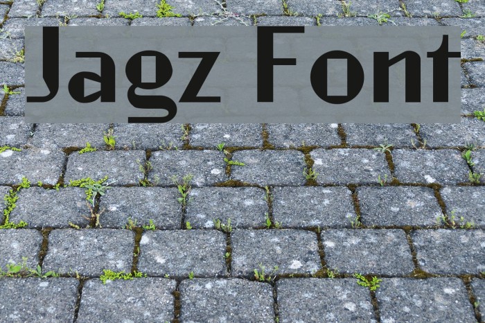 Jagz Font examples