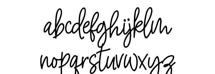 JahannamBalla Font LOWERCASE