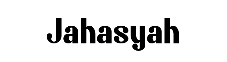 Jahasyah  Frei Schriftart Herunterladen