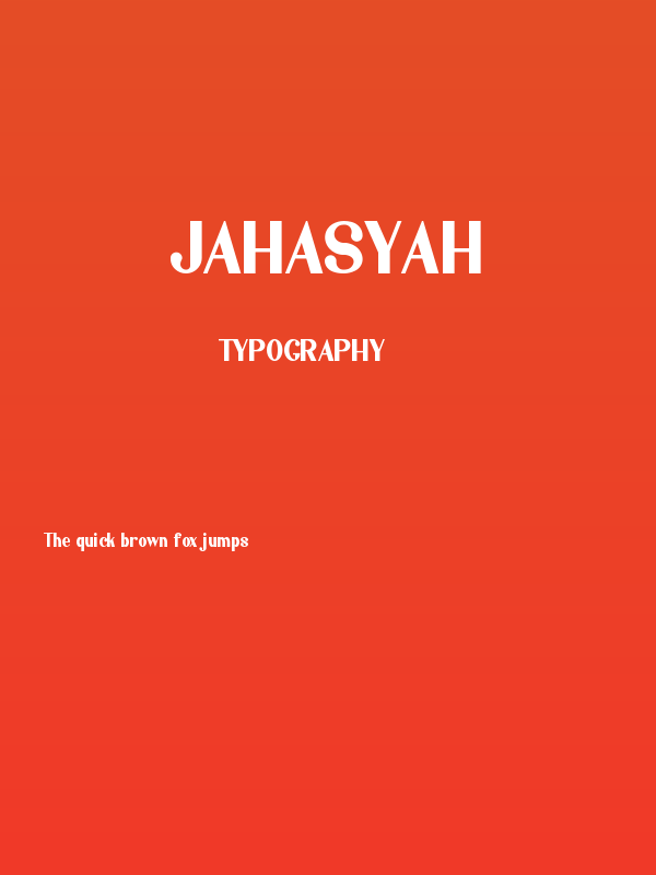 Jahasyah Poster