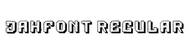 Jahfont Regular  font caratteri gratis