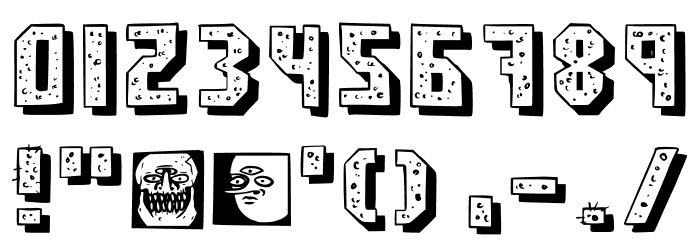 Jahfont Regular Font OTHER CHARS