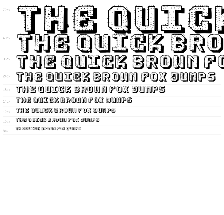 Jahfont Regular Waterfall