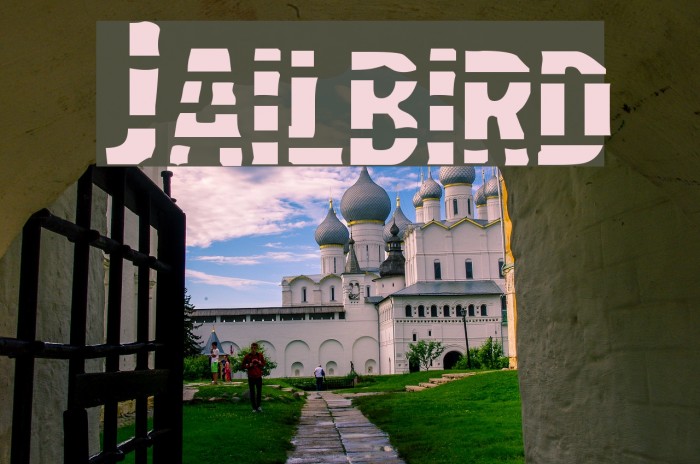 Jailbird Font examples