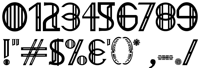 JailedCelts Font OTHER CHARS