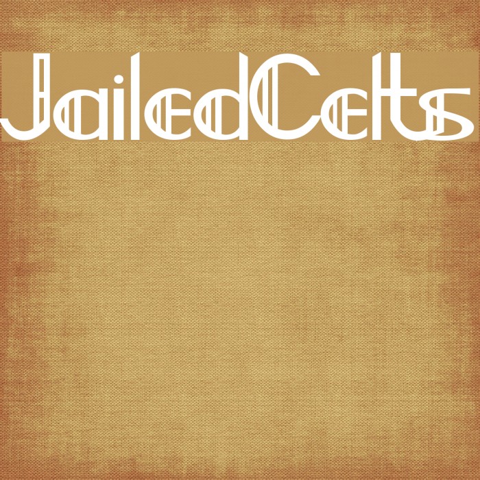 JailedCelts Font examples