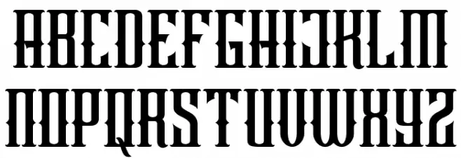 Jailetter Regular Schriftart Groß