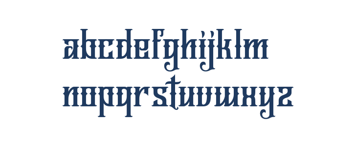 Jailetter Regular Lowercase