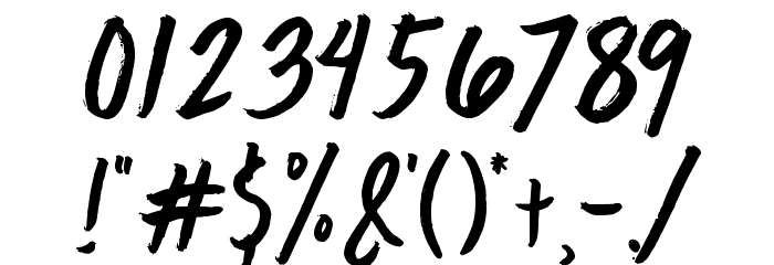 Jaime Blues Font OTHER CHARS