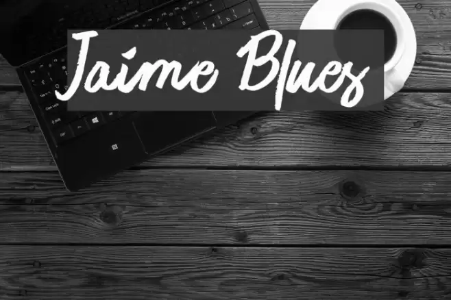 Jaime Blues Font examples