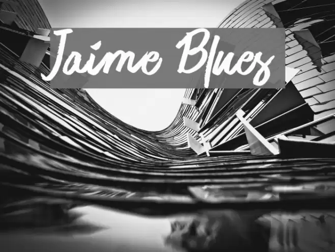 Jaime Blues Font examples