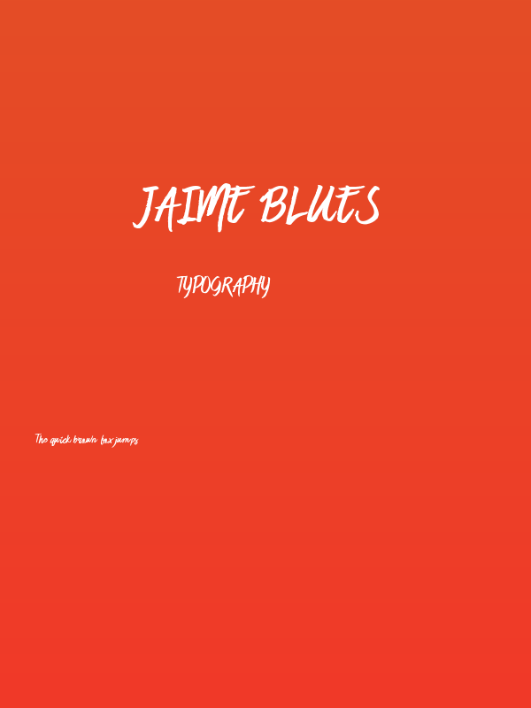 Jaime Blues Poster
