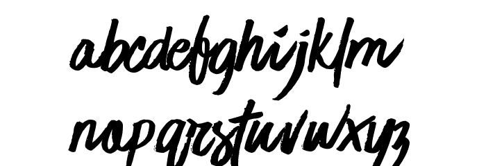 Jaime Blues Font LOWERCASE