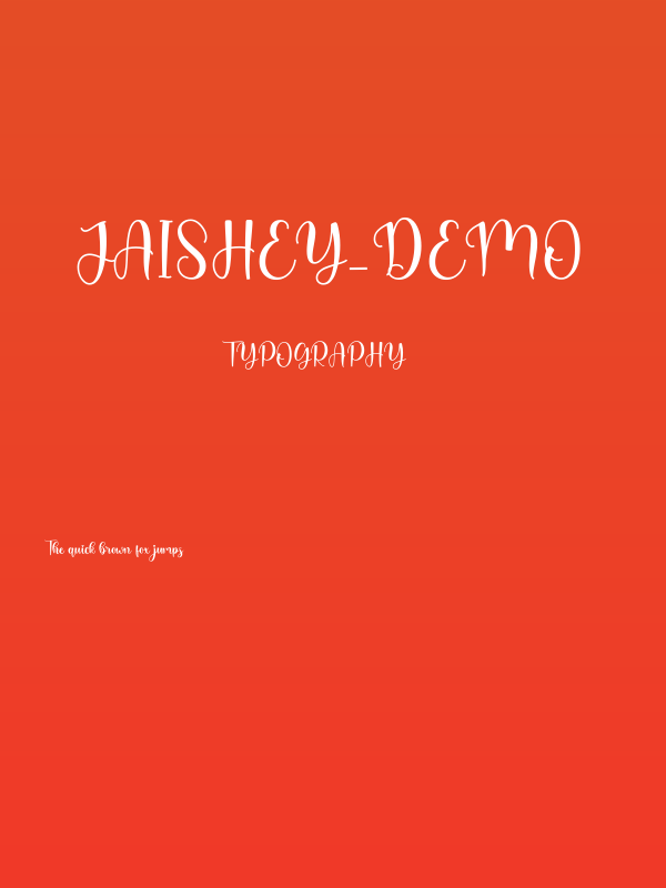 Jaishey_DEMO Poster