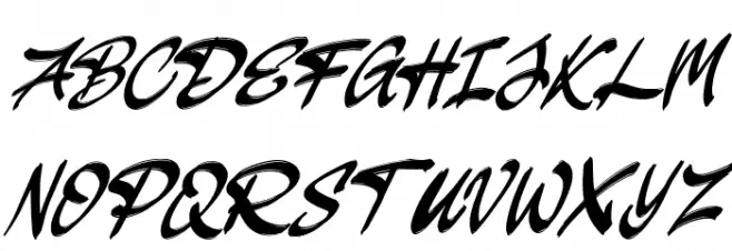 JakAs Italic Fuentes MAYÚSCULAS