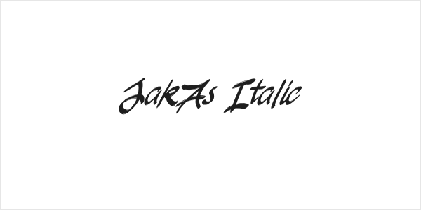JakAs Italic Logo