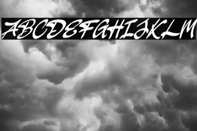 JakAs Italic Font examples