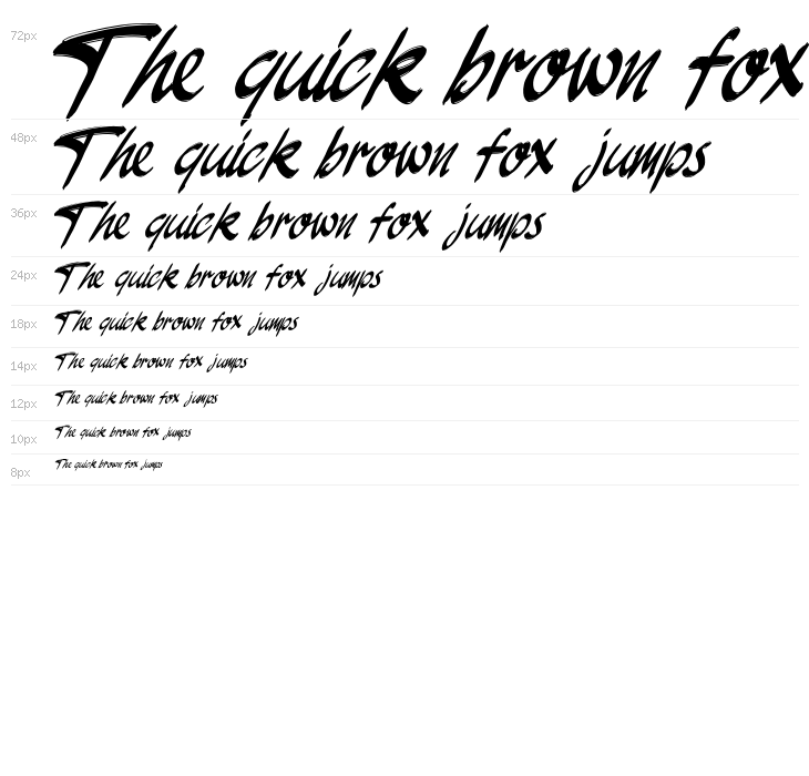 JakAs Italic Waterfall