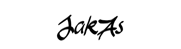 JakAs  フリーフォントのダウンロード